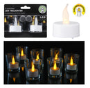 LED Teelicht, 2er Set, weiß