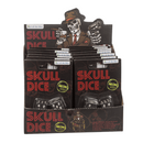 Würfel, Totenkopf,  leuchtet im Dunkeln,