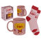 "Geschenkset, World's Best Mom, Becher und Socken,"