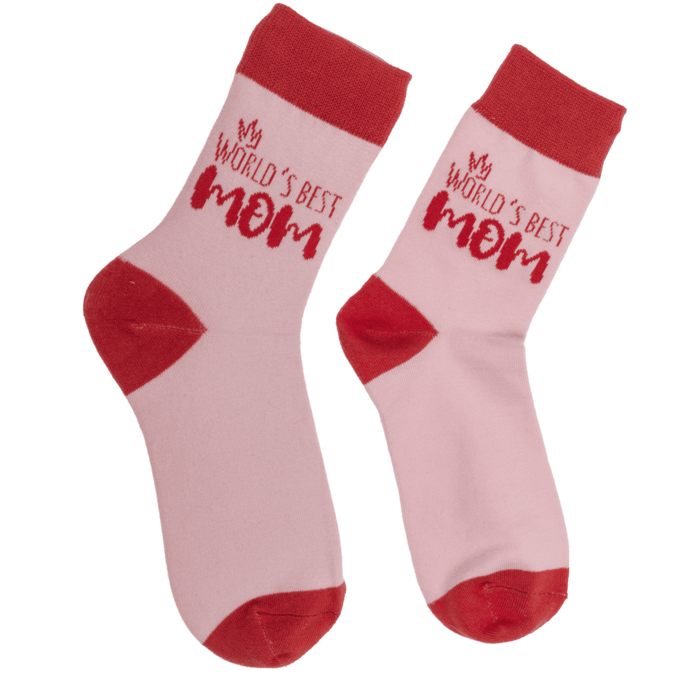 "Geschenkset, World's Best Mom, Becher und Socken,"