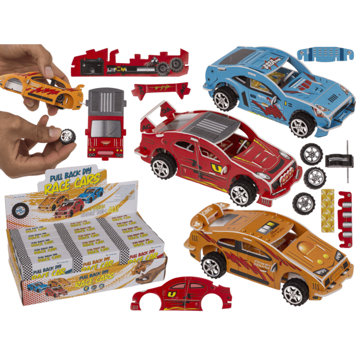 DIY Rückzug-Rennwagen-Bausatz,