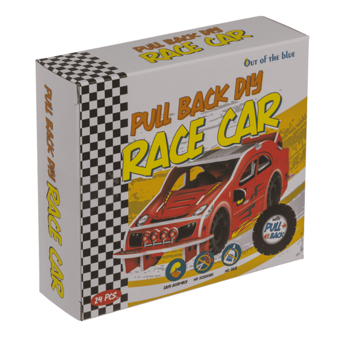 DIY Rückzug-Rennwagen-Bausatz,