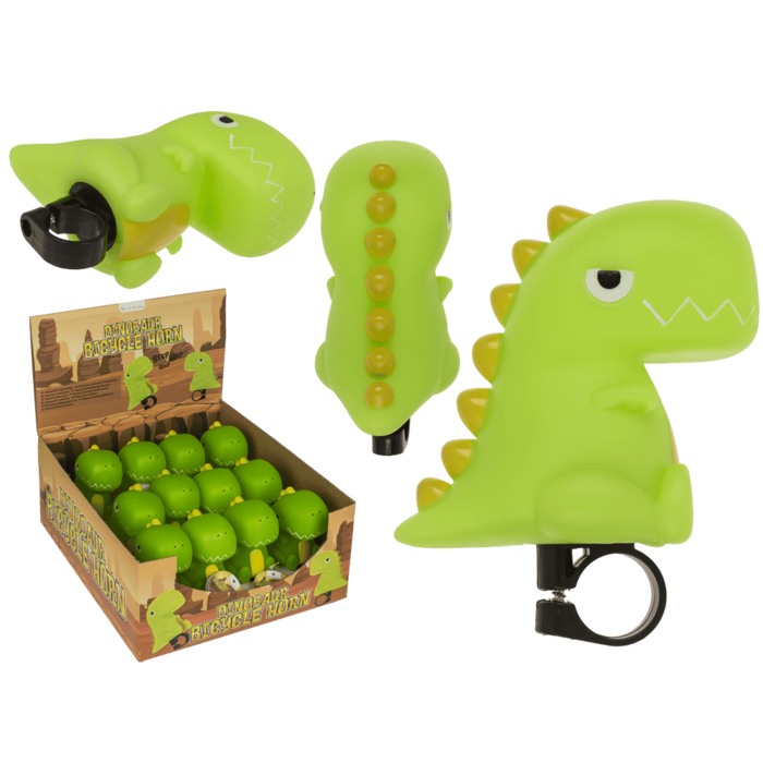 Fahrrad-Hupe, Dinosaurier, 11,5 cm,