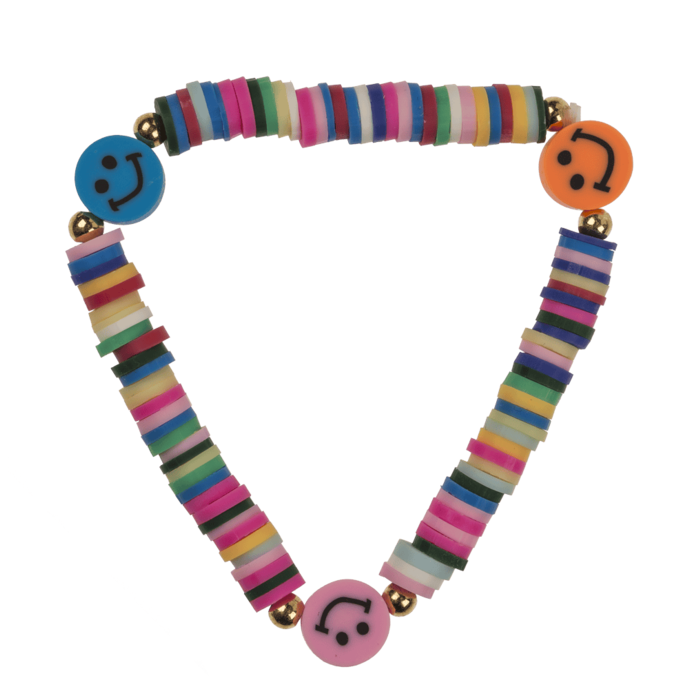 Perlen Armband, Happy,