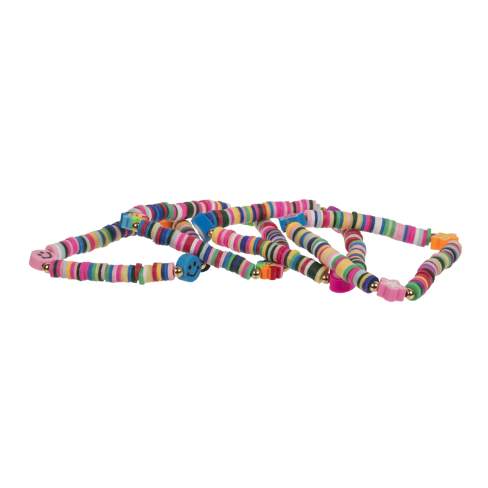 Perlen Armband, Happy,