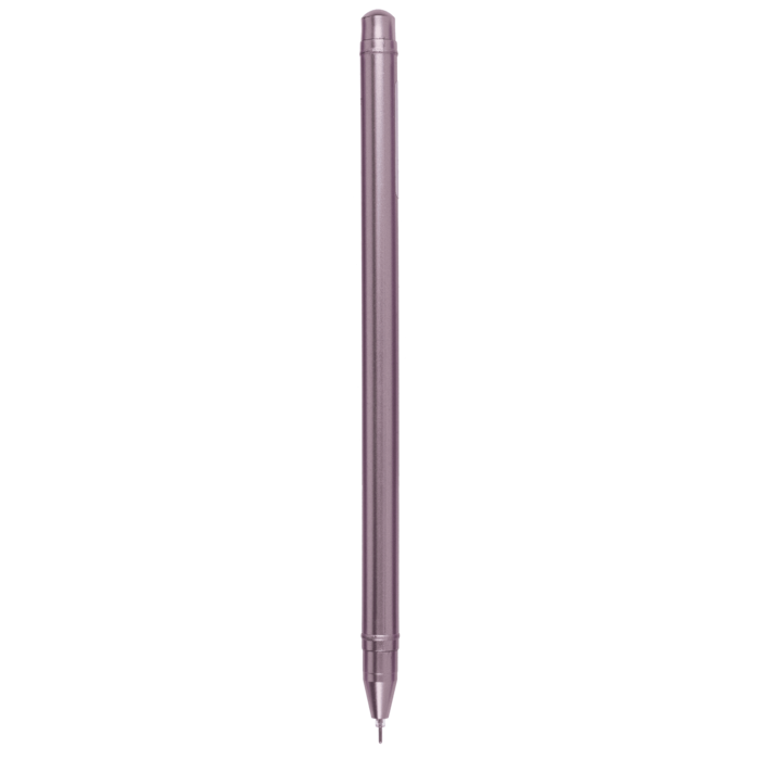 Kugelschreiber mit Dekostein, metallic-finish,
