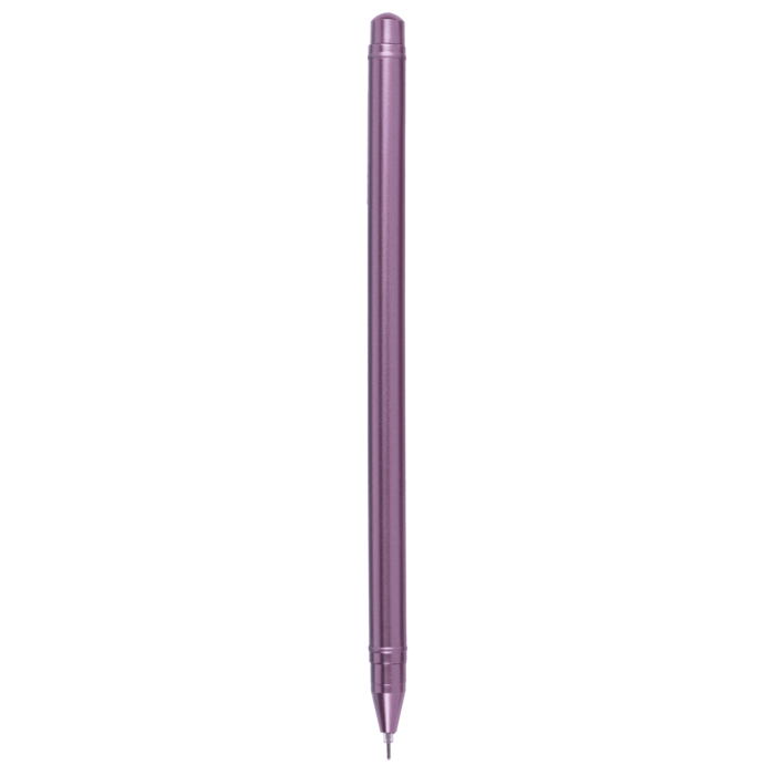 Kugelschreiber mit Dekostein, metallic-finish,
