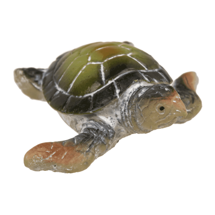 Polyresin-Dekofigur, Schildkröte, 5,5  x 2 cm,