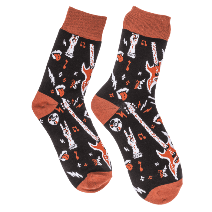 "Socken, Rock 'N Roll, Größe 42-46,"