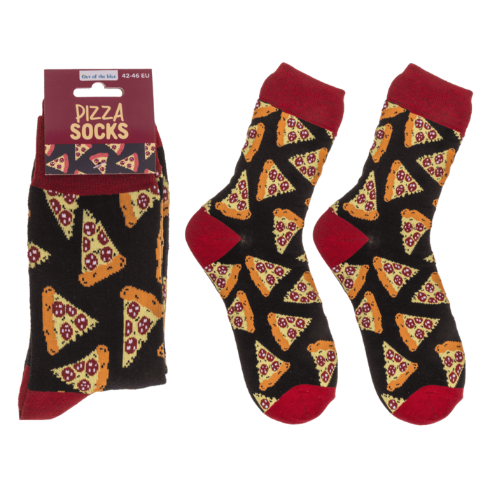 Socken, Pizza, Größe 42-46,