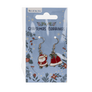 Ohrringe, X-MAS, aus Zinklegierung,