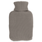 Wärmflasche mit Stricküberzug, Zopfmuster,