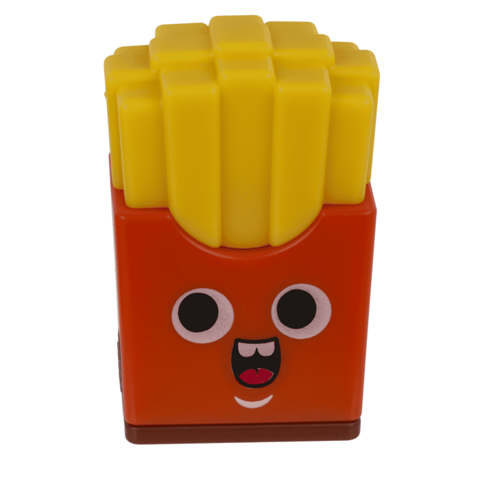 "Radiergummi und Doppelanspitzer, ""Pommes"""