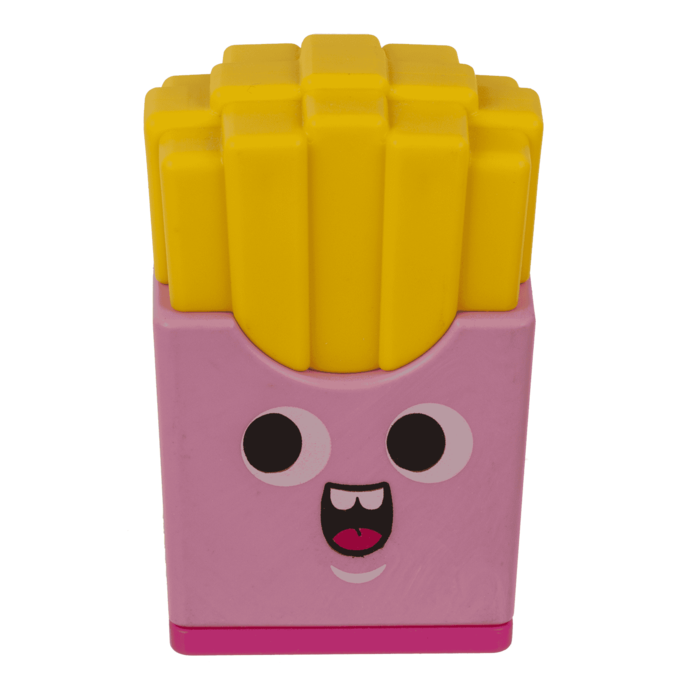 "Radiergummi und Doppelanspitzer, ""Pommes"""