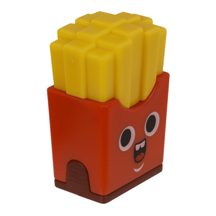 "Radiergummi und Doppelanspitzer, ""Pommes"""