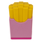 "Radiergummi und Doppelanspitzer, ""Pommes"""