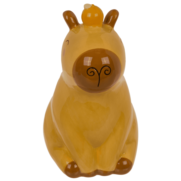 Spardose, Capybara, 15 x 9 cm, aus Dolomite,