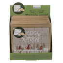Quadratische Geschenkkarte, Puzzle, X-Mas,