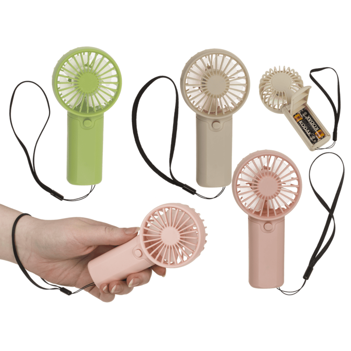 Ventilator mit Trageband, 6 x 3,5 x 12,5 cm,