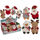 Weihnachts-Plüsch, Süße Tiere, 15 cm,