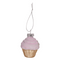 Glas-Baumschmuck, Kaffee, 3er Set, Kaffee (3,5