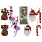 Ohrringe, Funny X-Mas, aus Acryl,