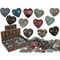 Specksteine, Hearts, mit Gravur,