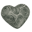 Specksteine, Hearts, mit Gravur,
