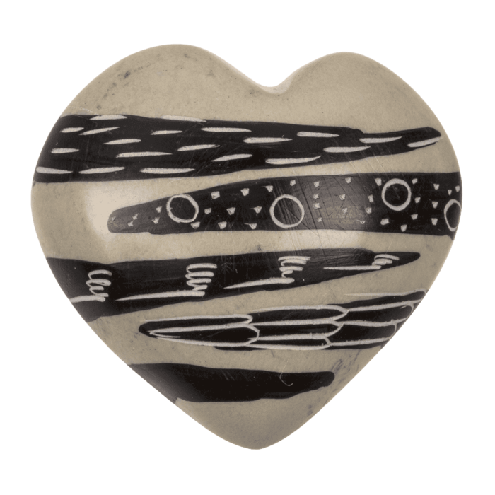 Specksteine, Hearts, mit Gravur,