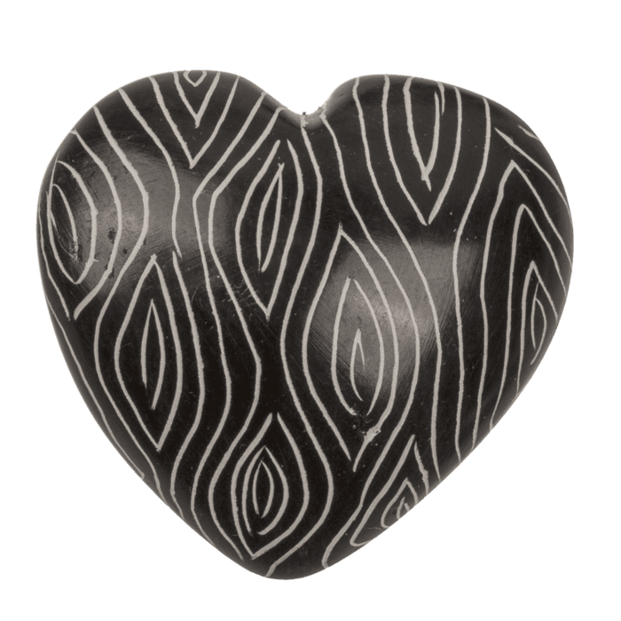 Specksteine, Hearts, mit Gravur,