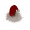 Plüsch-Haarclip, Weihnachtsmütze,