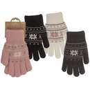 Kuschel-Handschuhe, Eisblume,