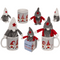 Geschenkset, Gnome, Becher und Wichtel, 8 x 9 cm,