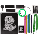 Dinosaurier Neon-Wandbild,