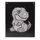 Dinosaurier Neon-Wandbild,