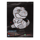 Dinosaurier Neon-Wandbild,
