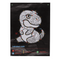 Dinosaurier Neon-Wandbild,