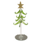 Deko-Glasweihnachtsbaum mit farbigen Glaskugeln,