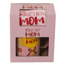 "Geschenkset, World's Best Mom, Becher und Socken,"