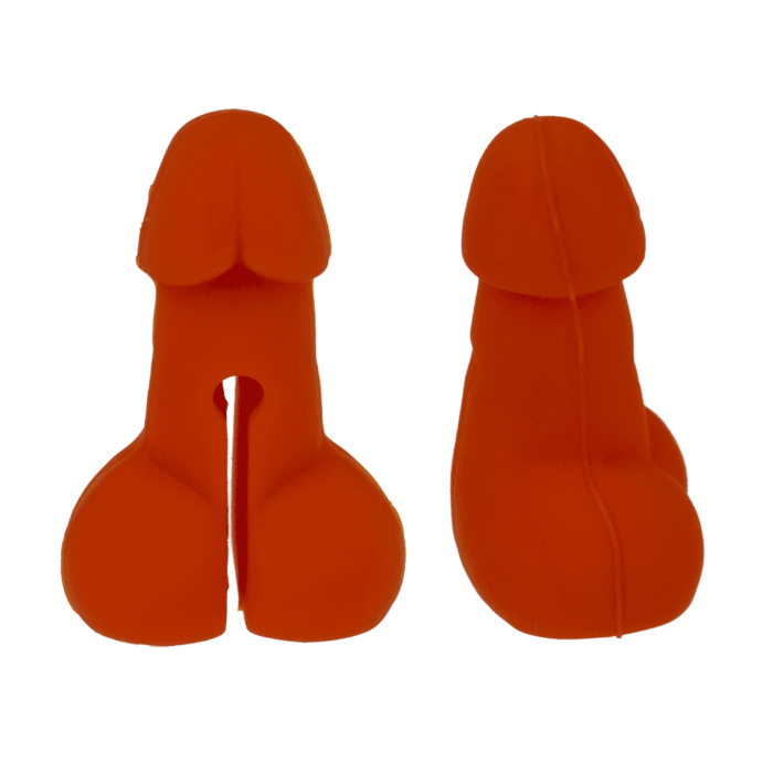 Glasmarker, Penis,  aus Silikon,