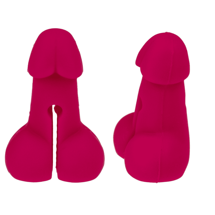 Glasmarker, Penis,  aus Silikon,