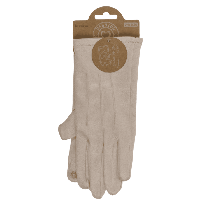 Winter-Handschuhe aus Wildleder-Imitat,