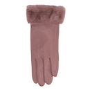 Winter-Handschuhe aus Wildleder-Imitat,
