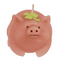 Kerze, Schweinchen mit Kleeblatt,