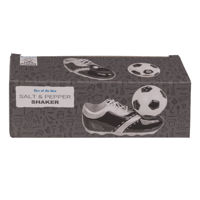 Salz- & Pfefferstreuer, Fußball & Schuh,