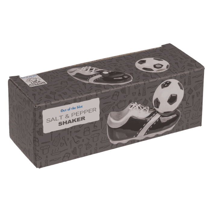 Salz- & Pfefferstreuer, Fußball & Schuh,