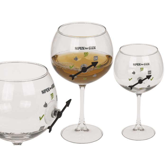 Gin-Glas mit Drehvorrichtung, für 730 ml,