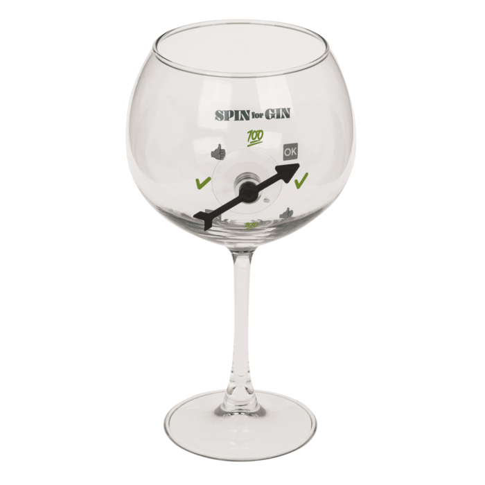 Gin-Glas mit Drehvorrichtung, für 730 ml,