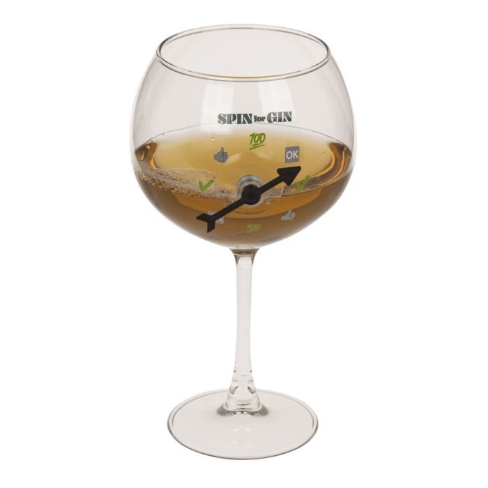 Gin-Glas mit Drehvorrichtung, für 730 ml,
