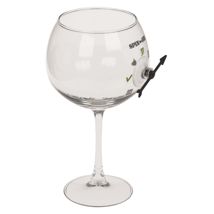 Gin-Glas mit Drehvorrichtung, für 730 ml,